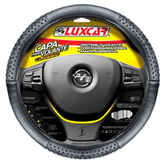 CAPA DE VOLANTE COM MASSAGEADOR SPORT